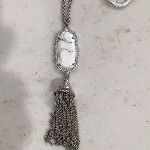 Kendra Scott 30” pendant White Howlite